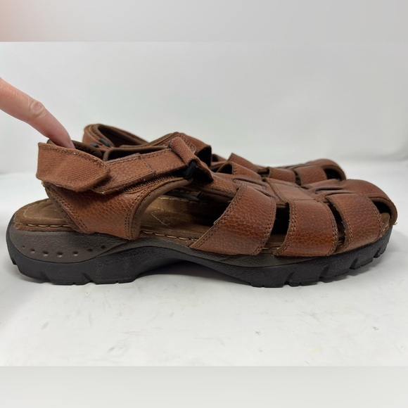 Earth Spirit Shoes Earth Spirit Mens Fisherman Brown Leather